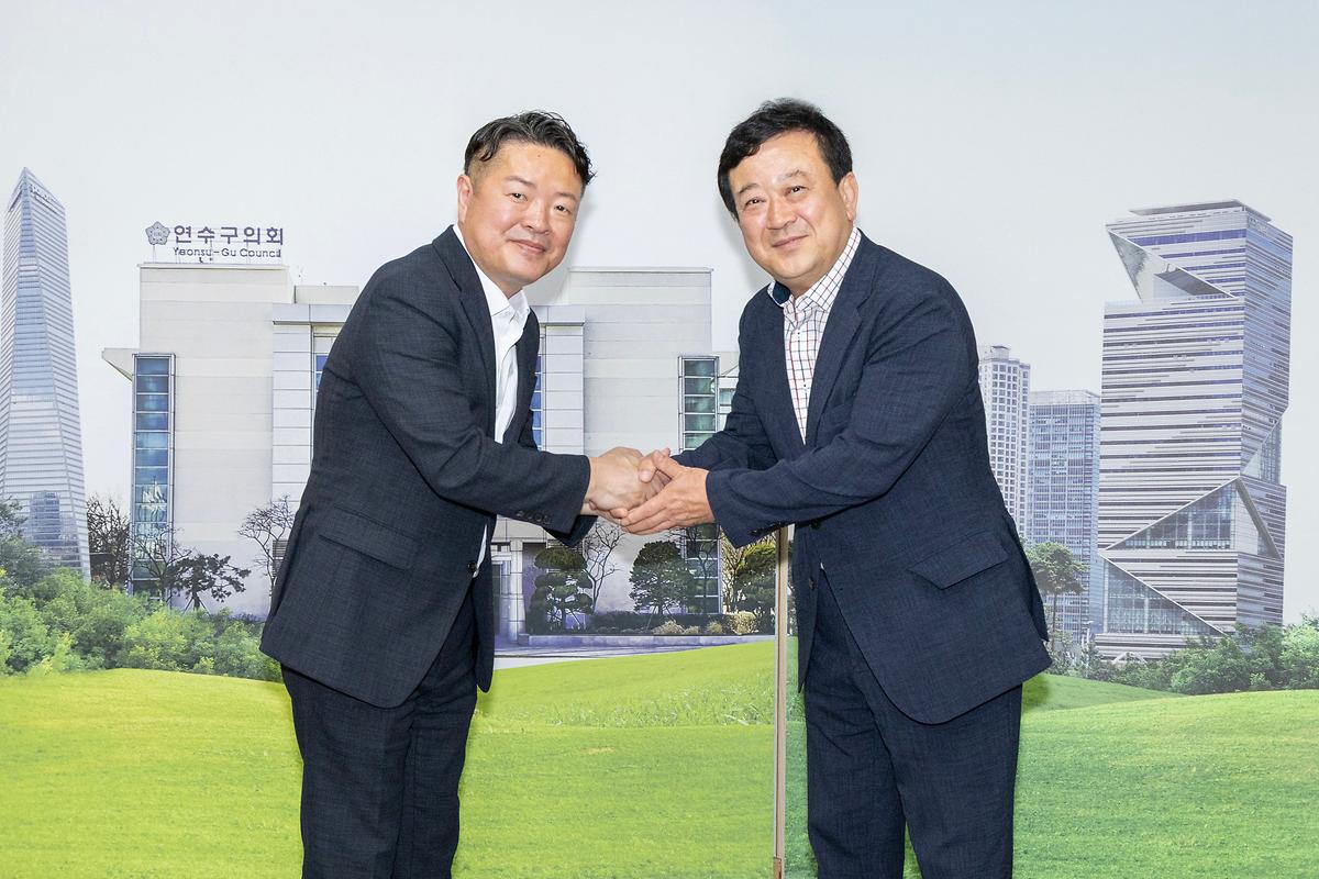 검단구의회-연수구의회 상견례(2026.07.13.) 사진