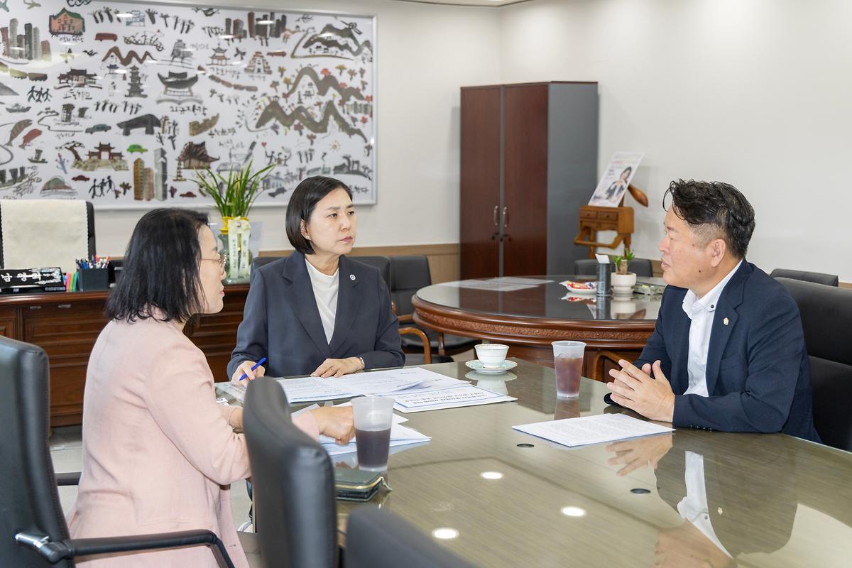 정무부시장 면담(2026.08.04.) 사진