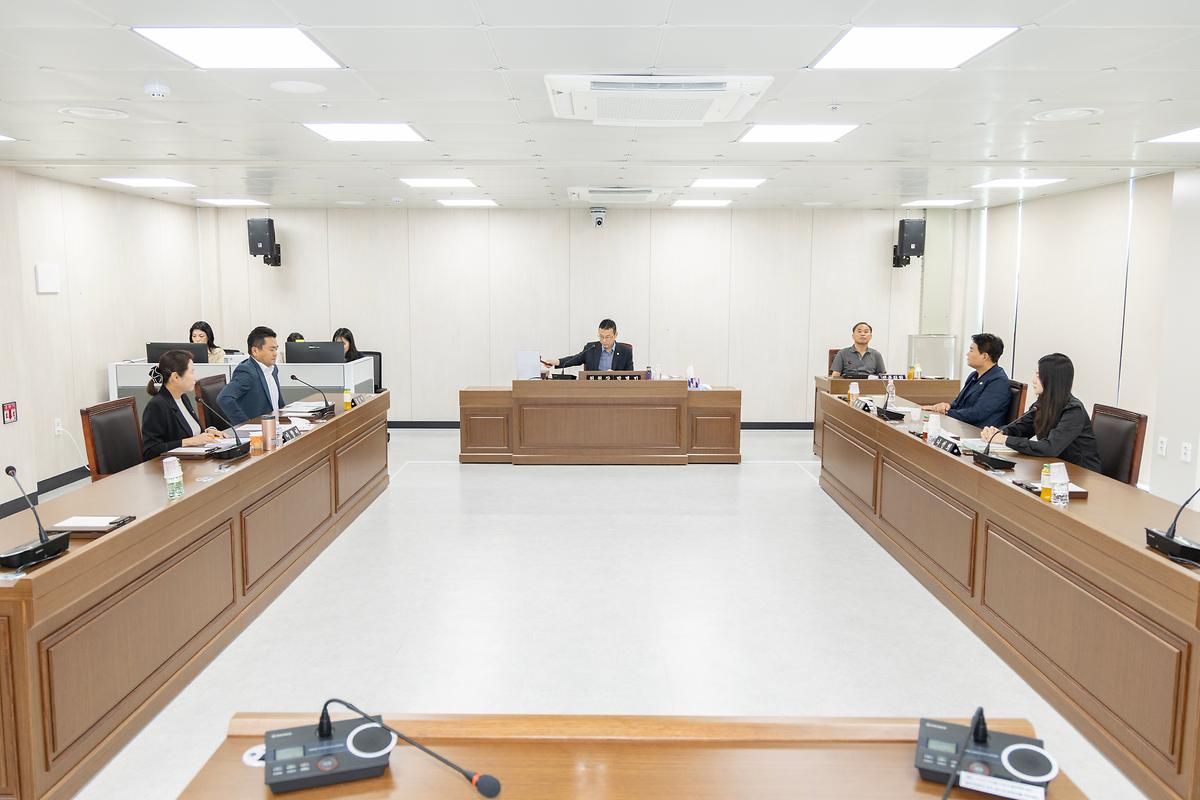 제3회 임시회 제1차 의회운영위원회(2026.09.21.) 사진