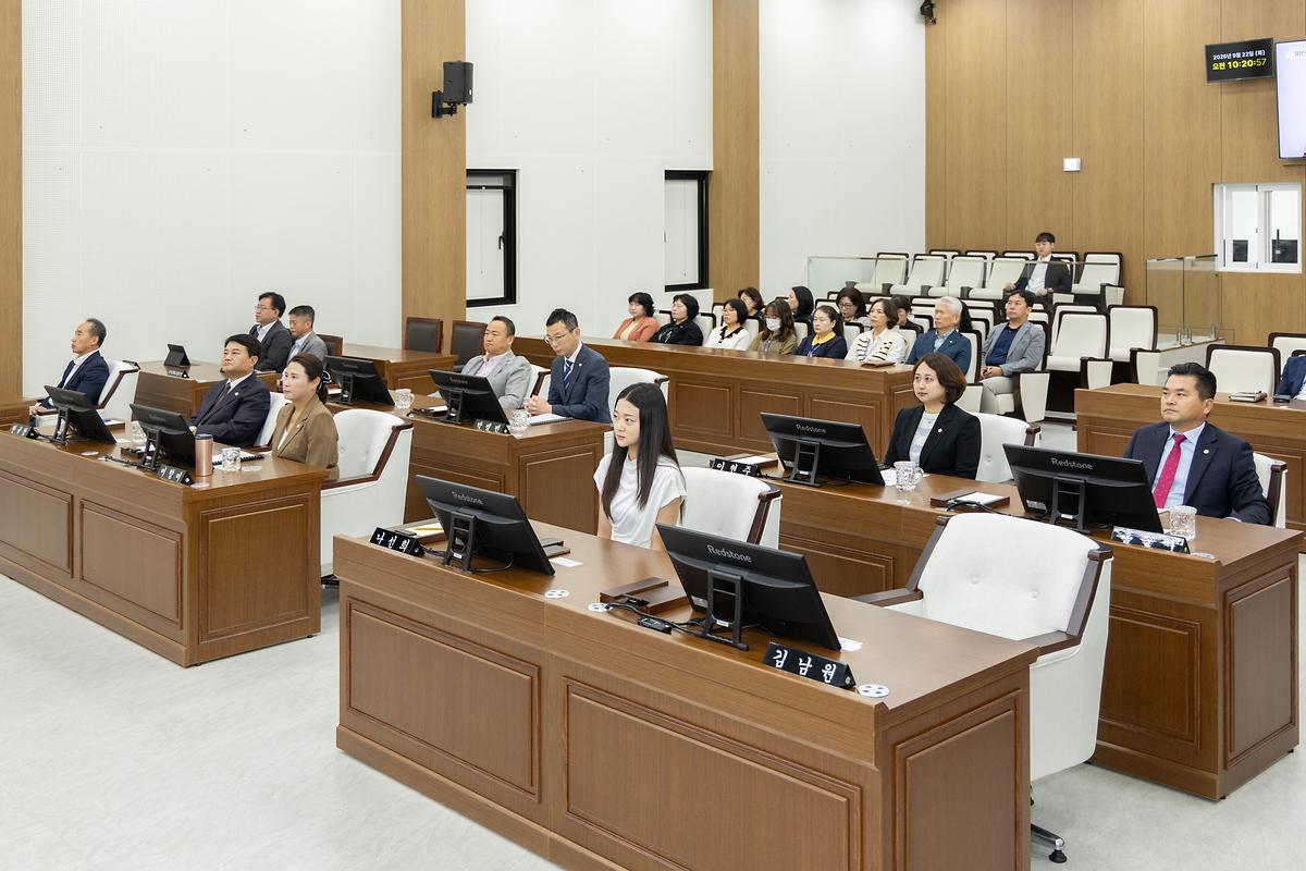 제3회 임시회 제2차 본회의(2026.09.22.) 사진