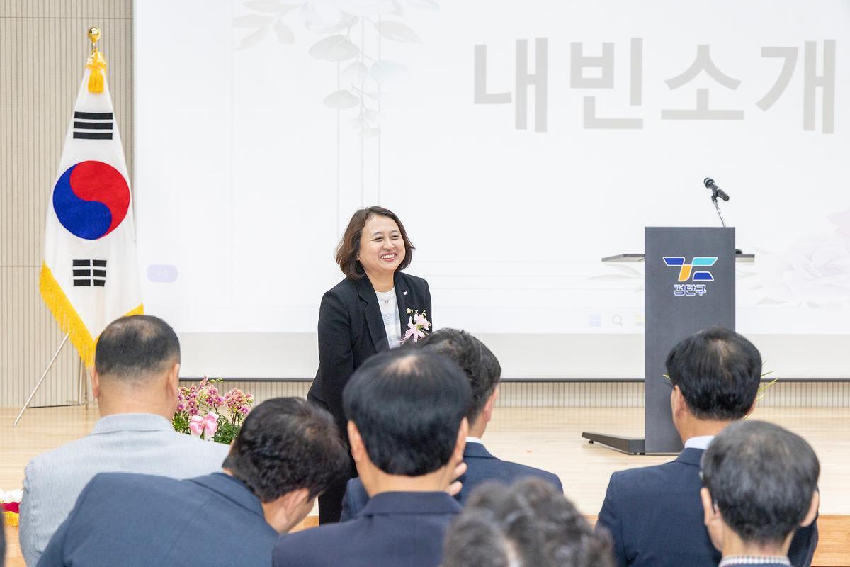 바르게살기운동 검단구협의회 발대식 및 취임식(2026.10.07.) 사진